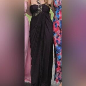 Xscape Grecian style formal dress